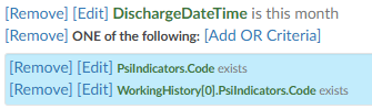OR Search Criteria