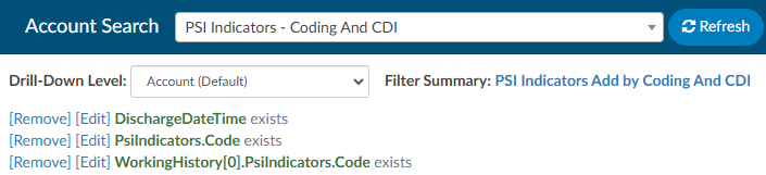 Saved Account Search