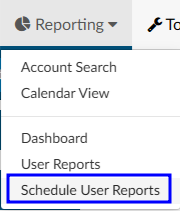 Scheduled User Reports