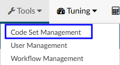 Code Set Management