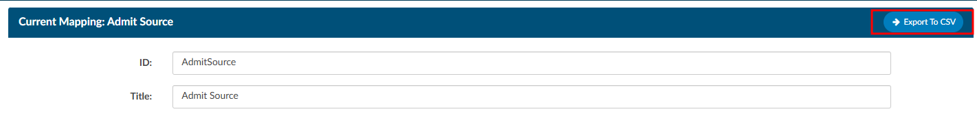 Export to CSV