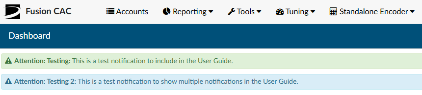 Multiple Notifications