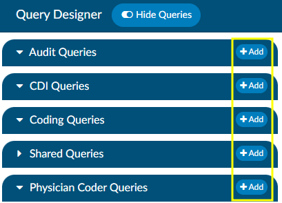 Add New Query