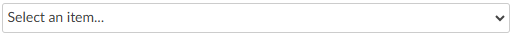 Select Item From Dropdown