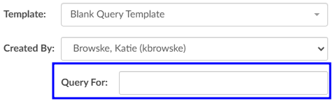 Query For Field