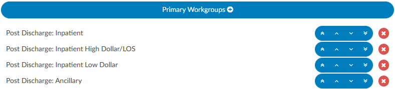 Assigned Primary Workgroups