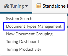 Document Types Management