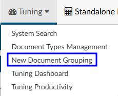 New Document Grouping