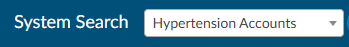 Saved Hypertension System Search