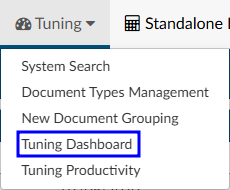 Tuning Menu