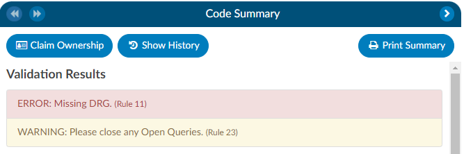 Validation Results