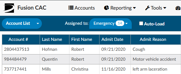 Account List
