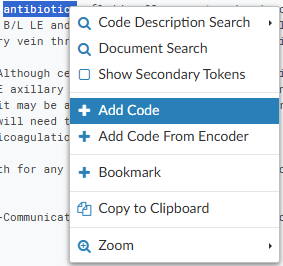 Add Code Right Click Menu