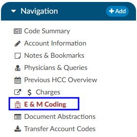 ER E/M Coding Viewer