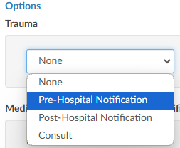 E/M Trauma Options