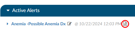 CDI/Clinical Alert Paper Icon