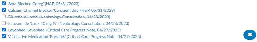 Unchecking Evidence and Creating Query