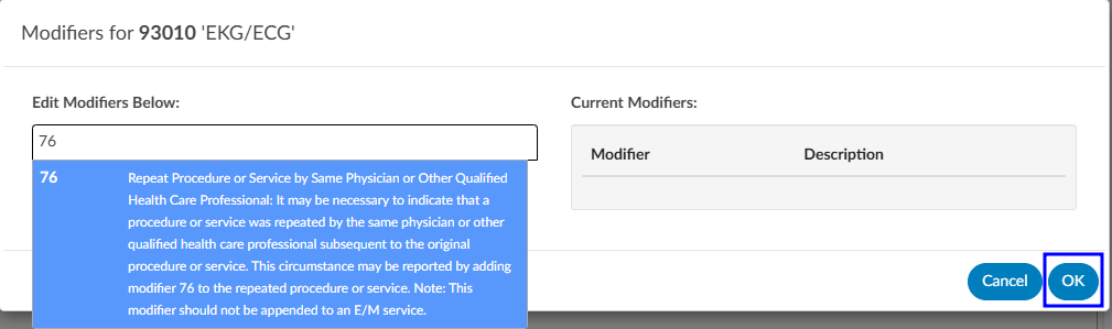 Charge Modifier