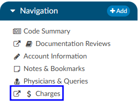 Charges or Transactions Viewer