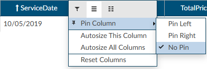 Three Line Column Settings