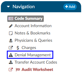 Denials Viewer