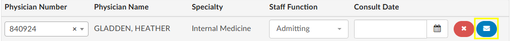 Blue Query Envlope
