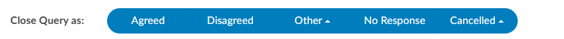 Close Query Options
