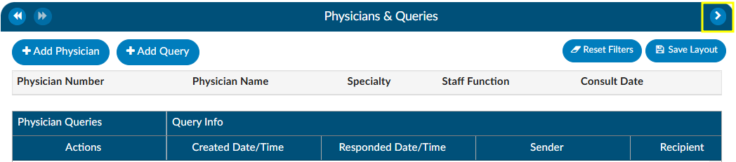 Physicians & Queries Viewer