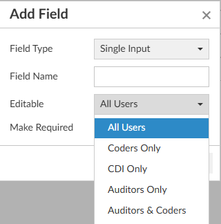 Filed Editable By