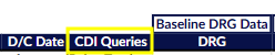 CDI Queries Column CDI Financial Benefit Report