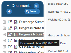 Document Hover Over