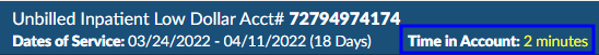 Time in Account Timer