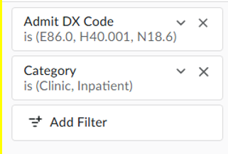 AG Grid Filters Added