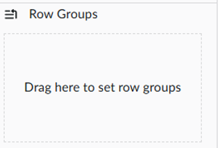 AG Grid Rows And Groups