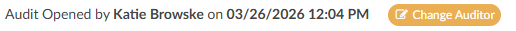 Change Auditor Button