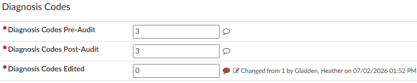 Audit Fields Comment Bubbles