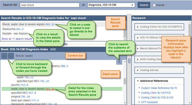 TruCode CodeBook Search