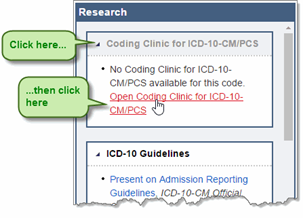 Click Reference Pane Link